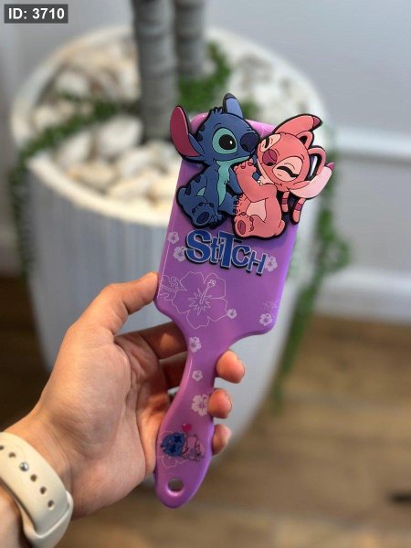 Disney Lilo & Stitch large purple paddle Hairbrush